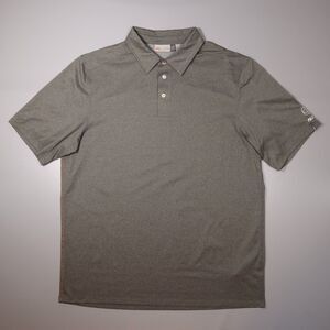 KJUS Polo Stowe Primeflex Polo Audia Embroidered Golf Gray Mens XL